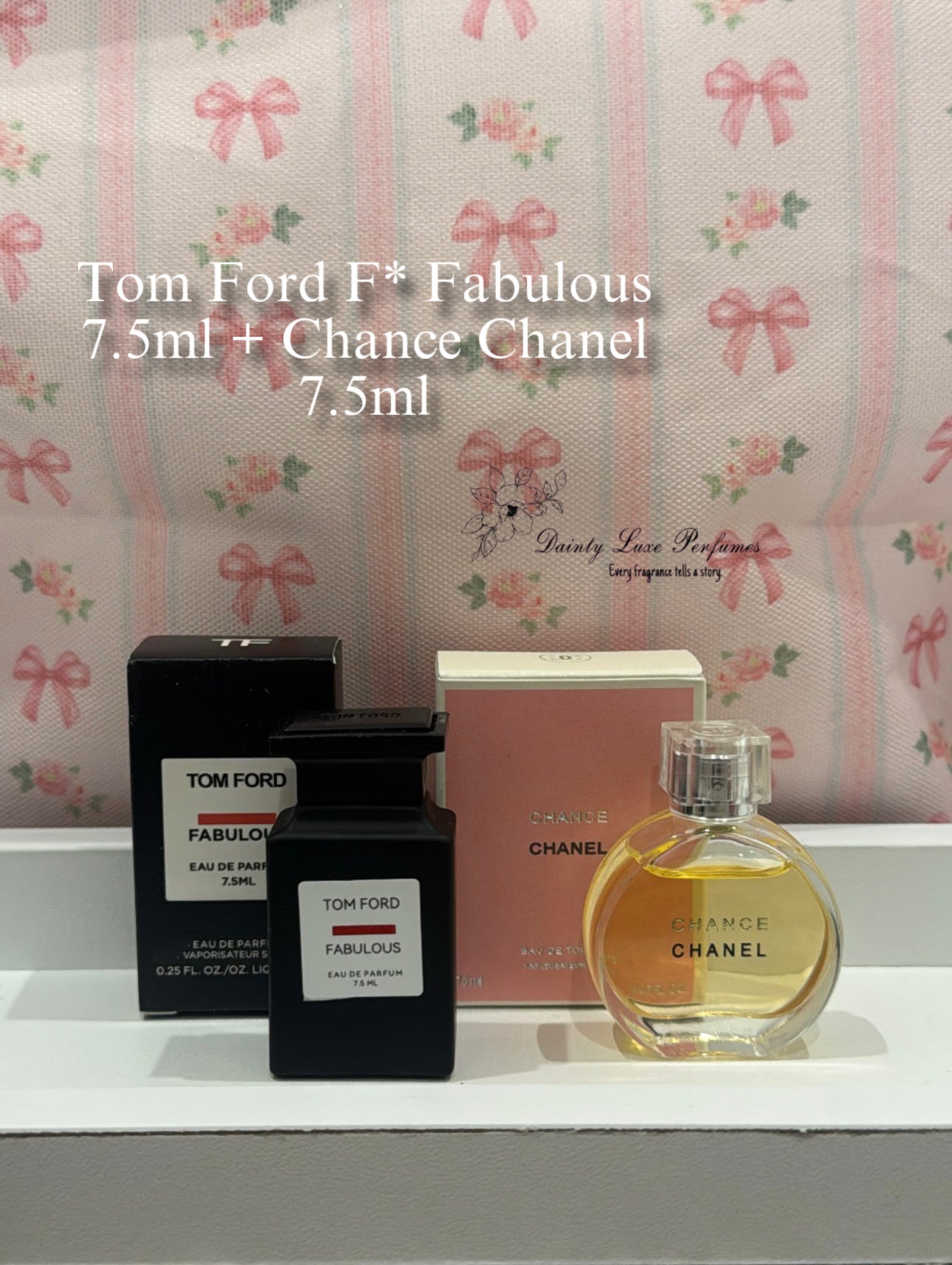 Tom Ford F* Fabulous 7.5ml & Chance Chanel 7.5ml Bundle
