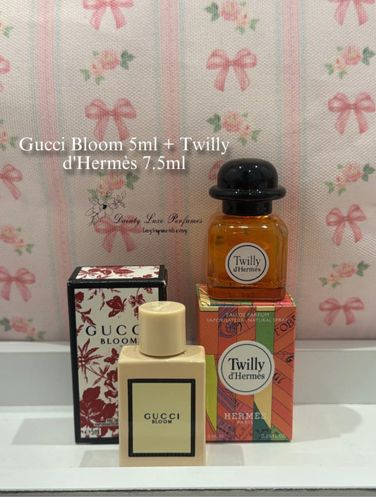 Gucci Bloom 5ml & Twilly d’Hermès 7.5ml Bundle